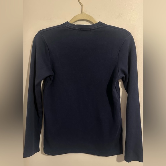 Lanigan & Hulme 100% Cotton Long Sleeve Shirt | Men’s S | Navy Luxury Basic - Picture 9 of 9